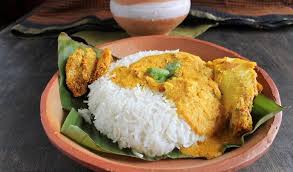 Goa Fish Curry Rice - Traditional Goa Street Food favorite
